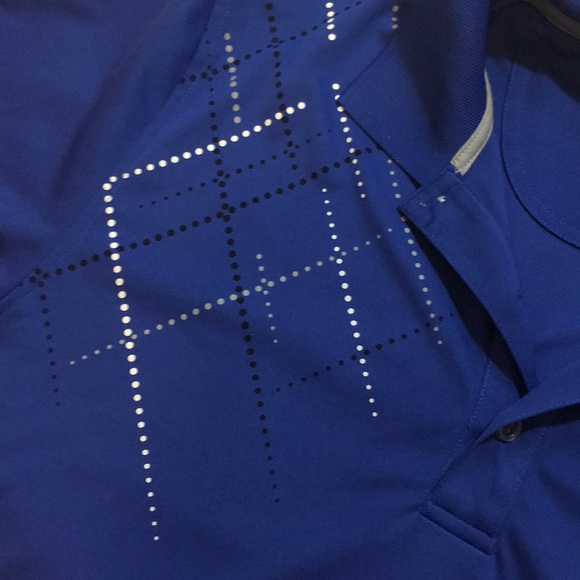 Men’s Golf Greg Norman Tasso Elba blue medium - Picture 4 of 5